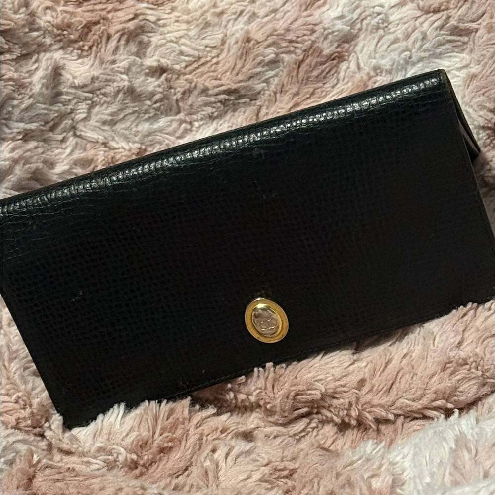 DiorTextured Checkbook Wallet - Picture 9 of 15